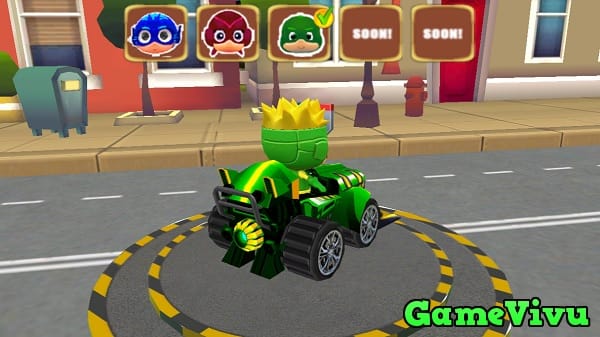 game Anh hùng pyjama đua xe pj masks