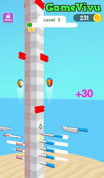 game Ball Up: Knife Racing hình ảnh 2 game Ball Up: Knife Racing hình ảnh 2