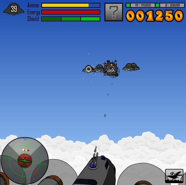game Ban dia bay 3D online offline