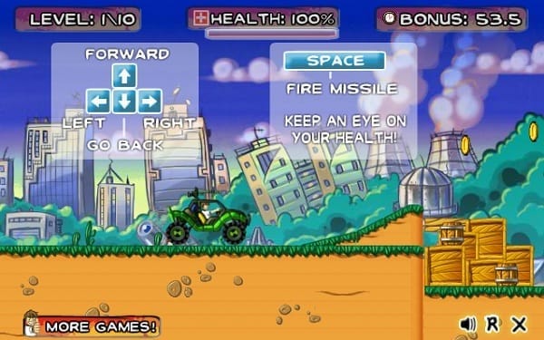 game Ben 10 đua xe bắn súng hình ảnh 1 game Ben 10 dua xe ban sung hinh anh 1
