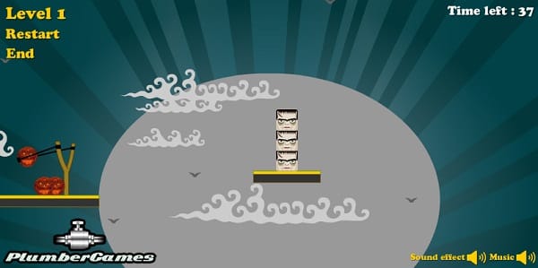 game Bí ngô nổi giận angry pumpkins halloween game Bi ngo noi gian angry pumpkins halloween