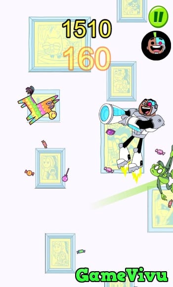 game Biệt đội thiếu niên Titan đập Pinata hình ảnh 3