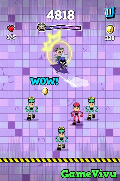 game Biệt đội thiếu niên Titan xuất kích 2 teen titans go bad guy blitz