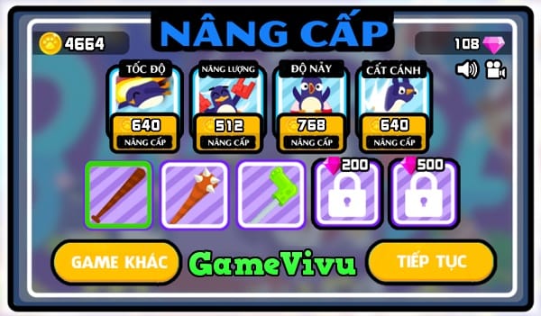 game Bóng chày cánh cụt bouncemaster