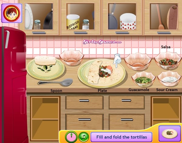game Cach lam vo banh Burrito