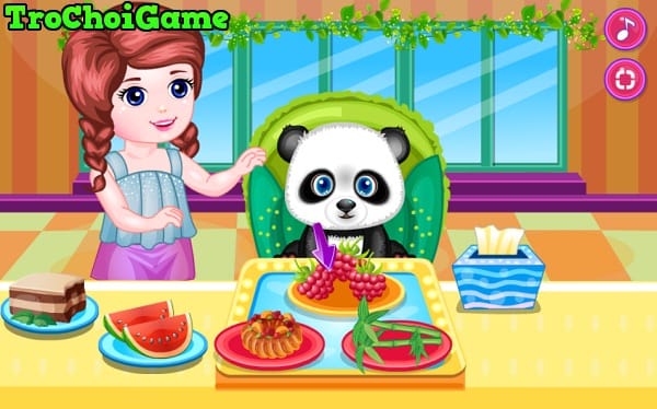 game Chăm sóc gấu trúc hình ảnh 2 game Cham soc gau truc hinh anh 2