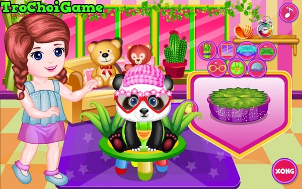 game Chăm sóc gấu trúc panda game Cham soc gau truc panda