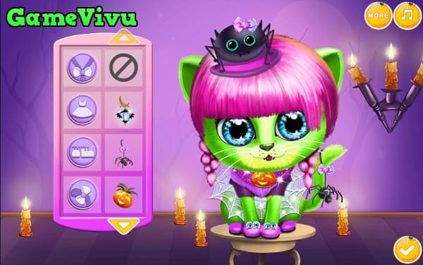 game Chăm sóc thú cưng halloween hình ảnh 2 game Chăm sóc thú cưng halloween hình ảnh 2