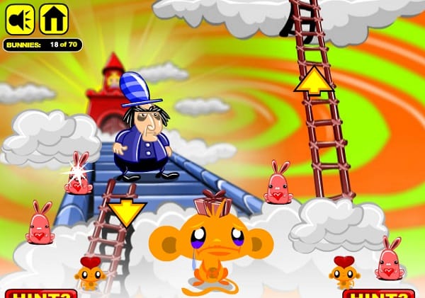 Game Chú khỉ buồn lễ valentine game Chu khi buon le Valentine