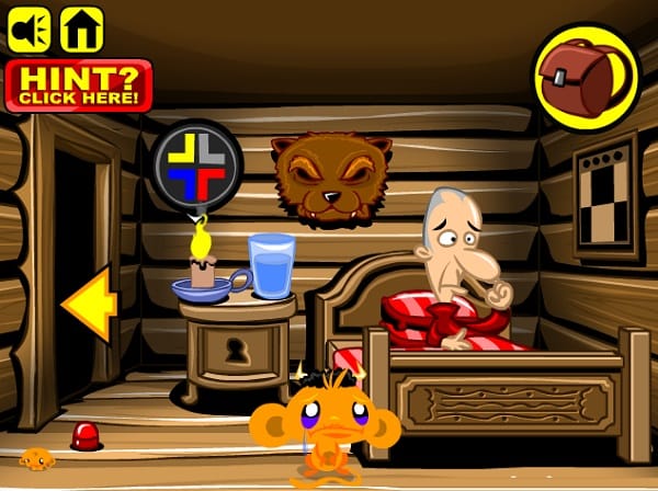 game Chu khi buon thoat khoi cabin escape
