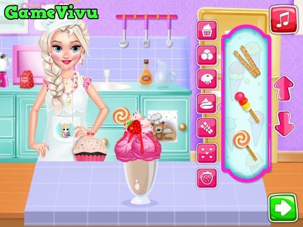 game Công chúa elsa làm kem ly tươi game Công chúa elsa làm kem ly tươi