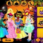Công chúa hóa trang Halloween
