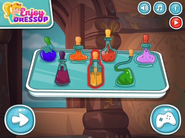game Cong chua toc may di kham da dau