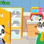 Dọn nhà cùng bé gấu trúc