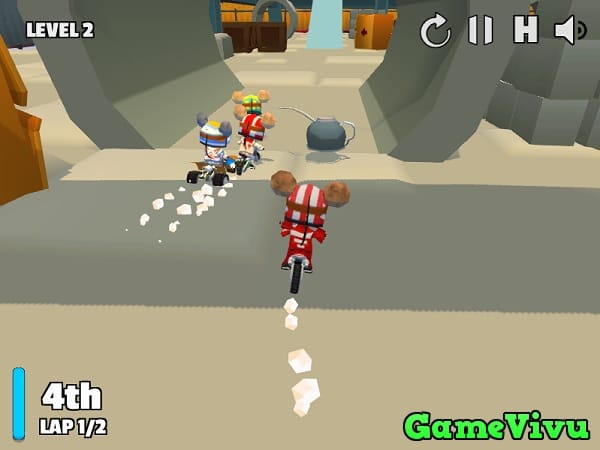 game Đua xe chuột 2 người hình ảnh 2