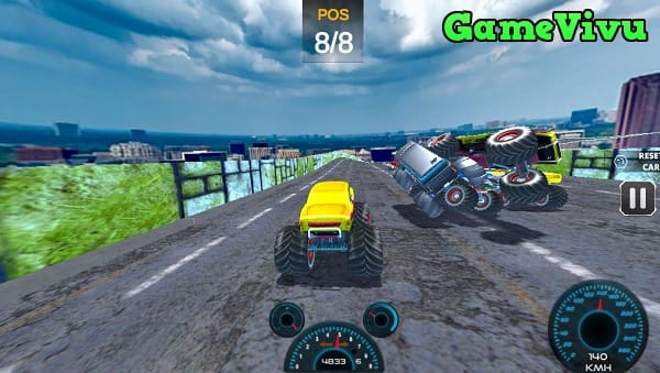 game Đua xe tải quái vật siêu thực hình ảnh 1