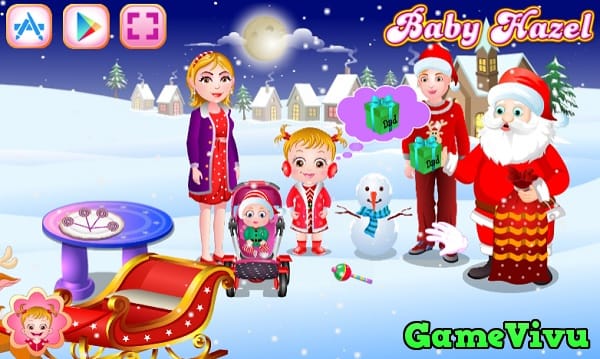 game Giấc mơ đêm giáng sinh baby hazel christmas dream