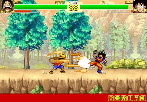 game Goku vs Naruto vs Luffy vs Ichigo one piece game Goku vs Naruto vs Luffy vs Ichigo one piece