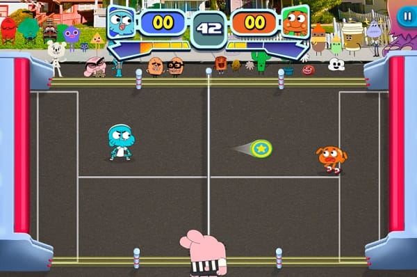 game Gumball tran dau nem dia online 24h y8
