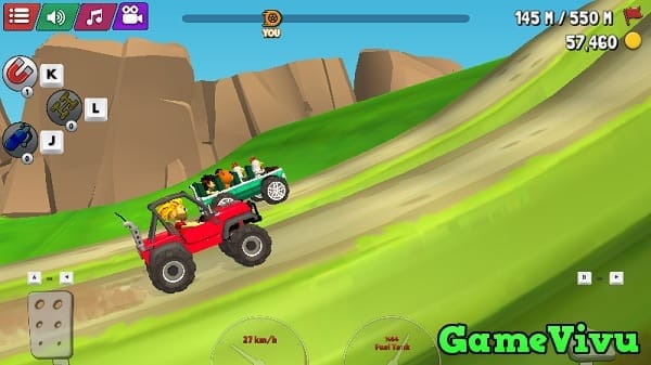 game Hill Climb Racing 3D 2 người chơi game Hill Climb Racing 3D 2 người chơi