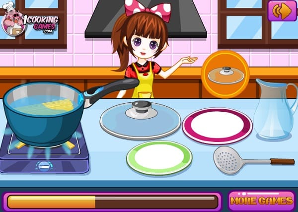 game học Làm mì tôm hải sản game hoc Lam mi tom hai san
