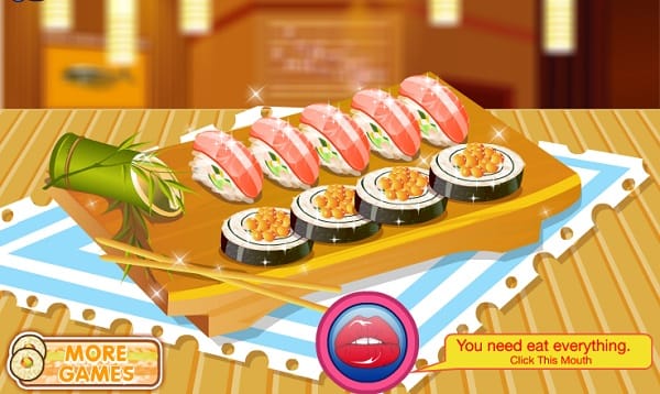 game Hoc lam sushi viet nam