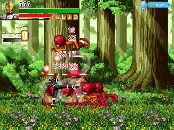 game Kamen Rider hiep si mat na