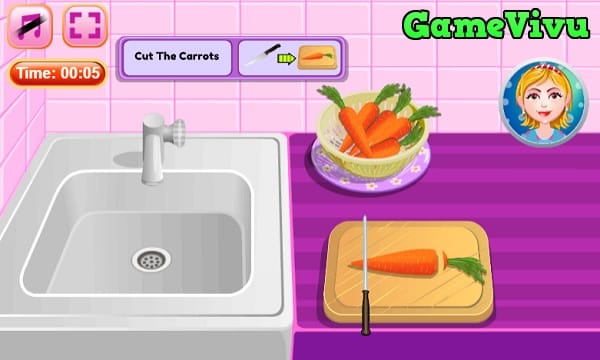 game Làm bánh cà rốt hình ảnh 1 game Làm bánh cà rốt hình ảnh 1