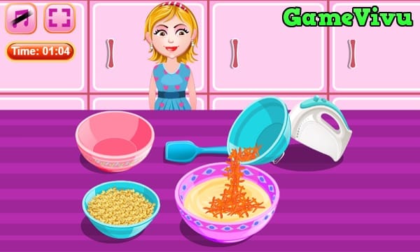 game Làm bánh cà rốt hình ảnh 2 game Làm bánh cà rốt hình ảnh 2