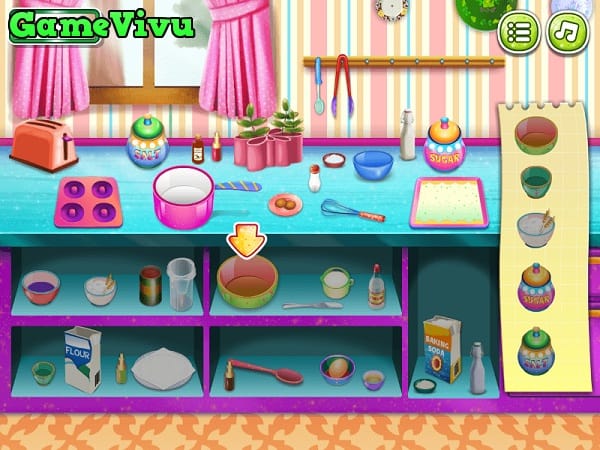 game Làm bánh Donut kem tươi hình ảnh 1