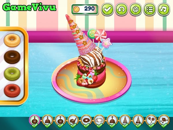 game Làm bánh Donut kem tươi hình ảnh 3