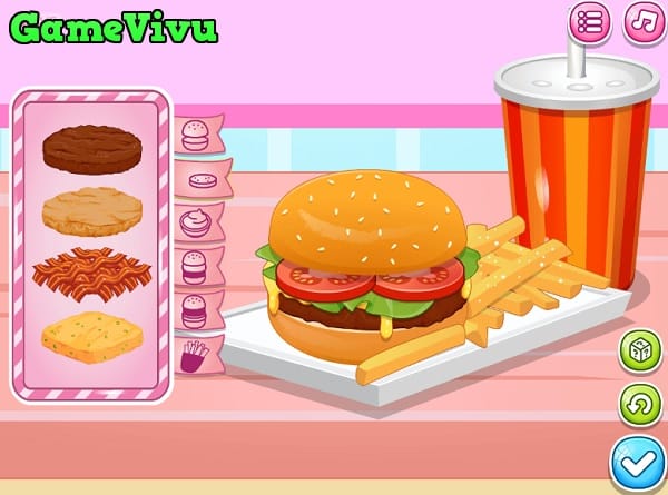 game Làm bánh mì kẹp thịt hình ảnh 4 game Làm bánh mì kẹp thịt hình ảnh 4