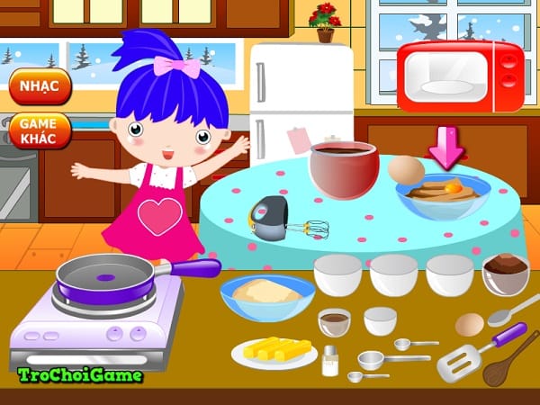 game Lam banh pudding nam moi hinh anh 2