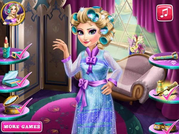 game lam dep toan than cho cong chua Elsa