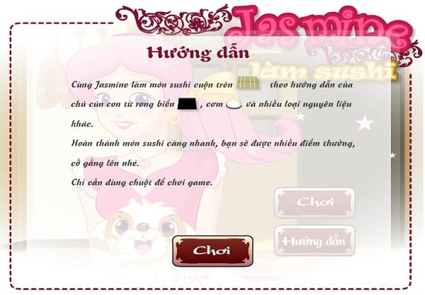 game Làm sushi cho cún cưng hình ảnh 1 game Lam sushi cho cun cung hinh anh 1