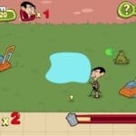 Mr Bean nhặt rác