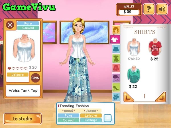 game Nhà thiết kế thời trang hình ảnh 1