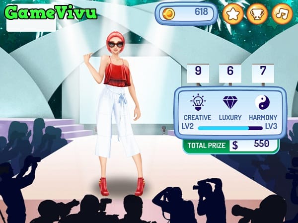 game Nhà thiết kế thời trang chấm điểm game Nhà thiết kế thời trang chấm điểm