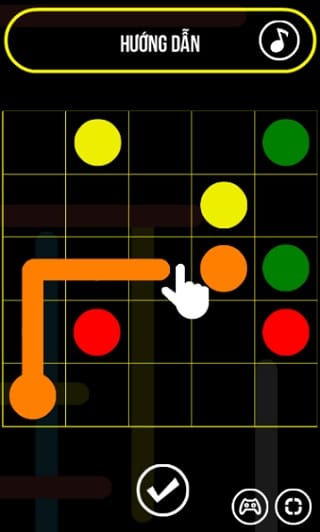 game Nối điểm màu trên iphone game Noi diem mau tren iphone