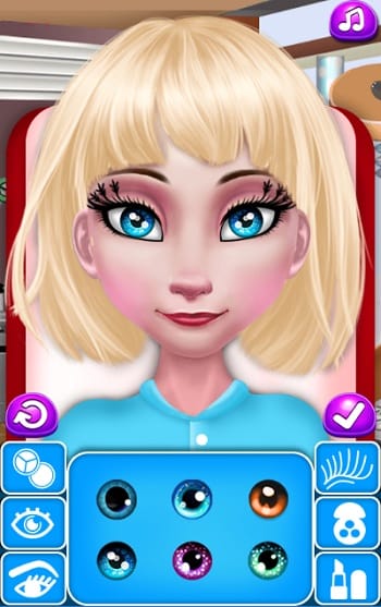 game Phau thuat tham my cho elsa anna