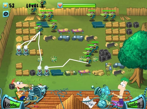 game Phineas And Ferb bao ve khu vuon hinh anh 1