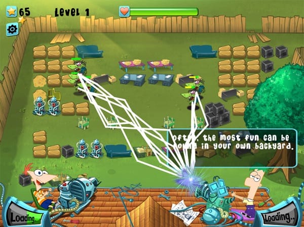 game Phineas And Ferb bao ve khu vuon hinh anh 2