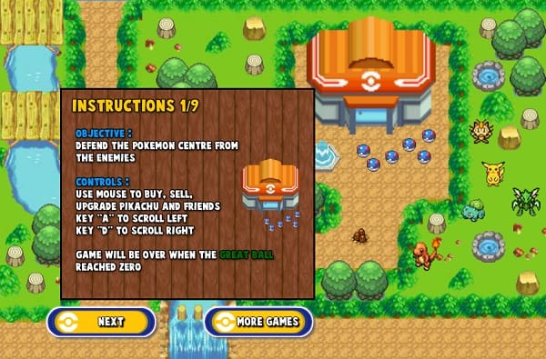 game Pokemon phòng thủ 2 hình ảnh 1 game Pokemon phong thu 2 hinh anh 1