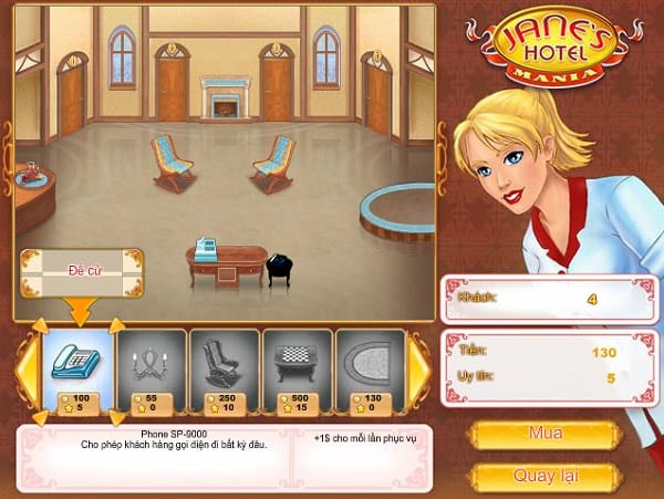 Game Quan ly khach san 5 sao phien ban moi hay nhat
