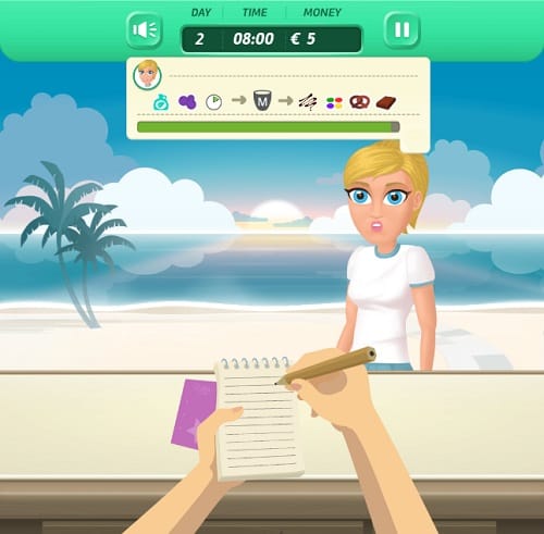 game Quản lý tiệm kem ở bãi biển game Quan ly tiem kem o bai bien