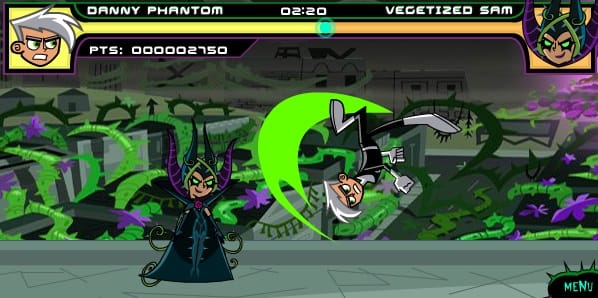 Game Sieu anh hung Danny fenton danh nhau