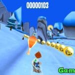 Skiing Fred