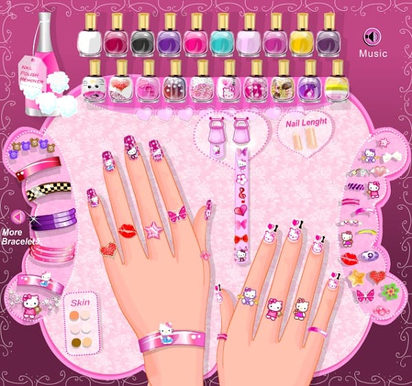 game son ve lam mong tay hello kitty