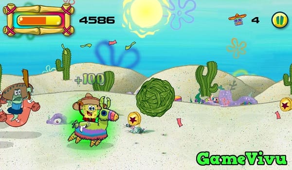 game Spongebob cưỡi pinata hình ảnh 2 game Spongebob cưỡi pinata hình ảnh 2