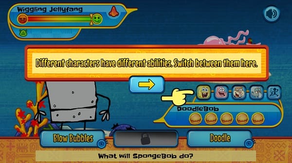 game Spongebob hon dao quai vat monster island adventures